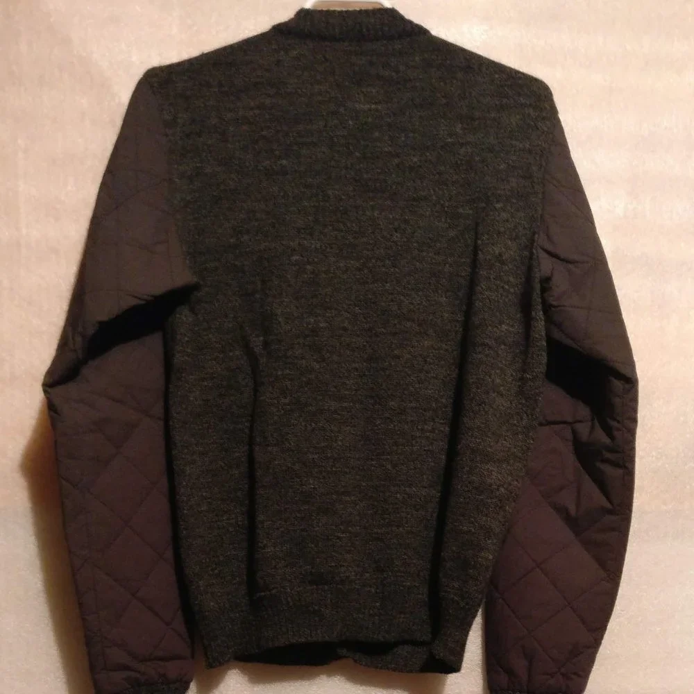 UNDERCOVER JAPAN Aviator bomber quilted puffer Wool Jacket Color Coal Men medium - Picture 2 of 9